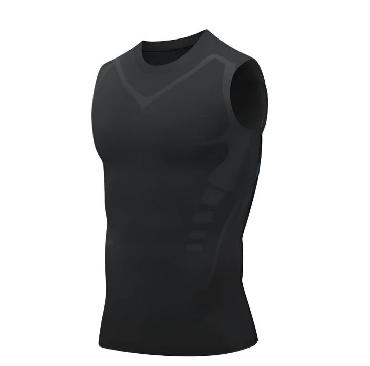 ArmorGym | Afslankende Tanktop - Zwart - #Calora#