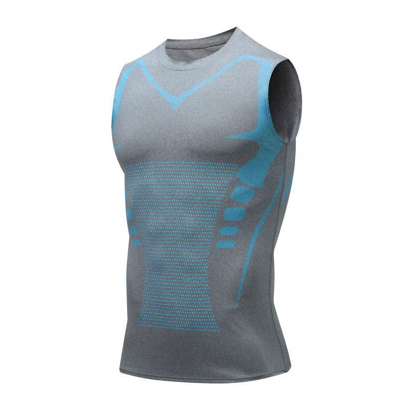 ArmorGym | Afslankende Tanktop - Zwart - #Calora#