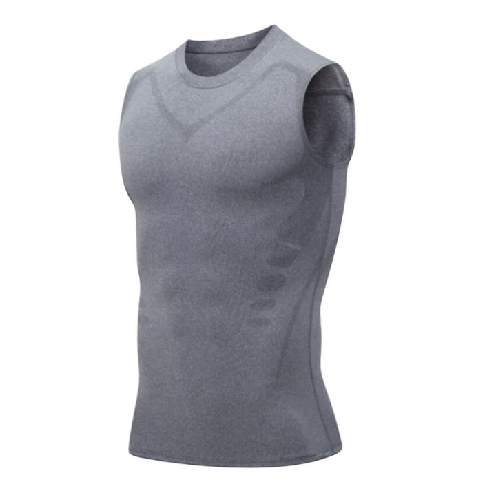 ArmorGym | Afslankende Tanktop - Grijs - #Calora#