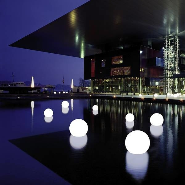 CALORA_ Moderne Bolvormige LED Tuinlamp voor Buiten en Binnen met Draadloze Oplaadbare Batterij