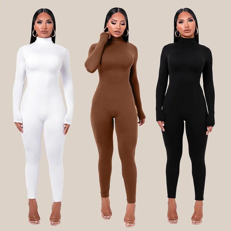 Ava | Stijlvolle Elastische Jumpsuit - Wit - #Calora#