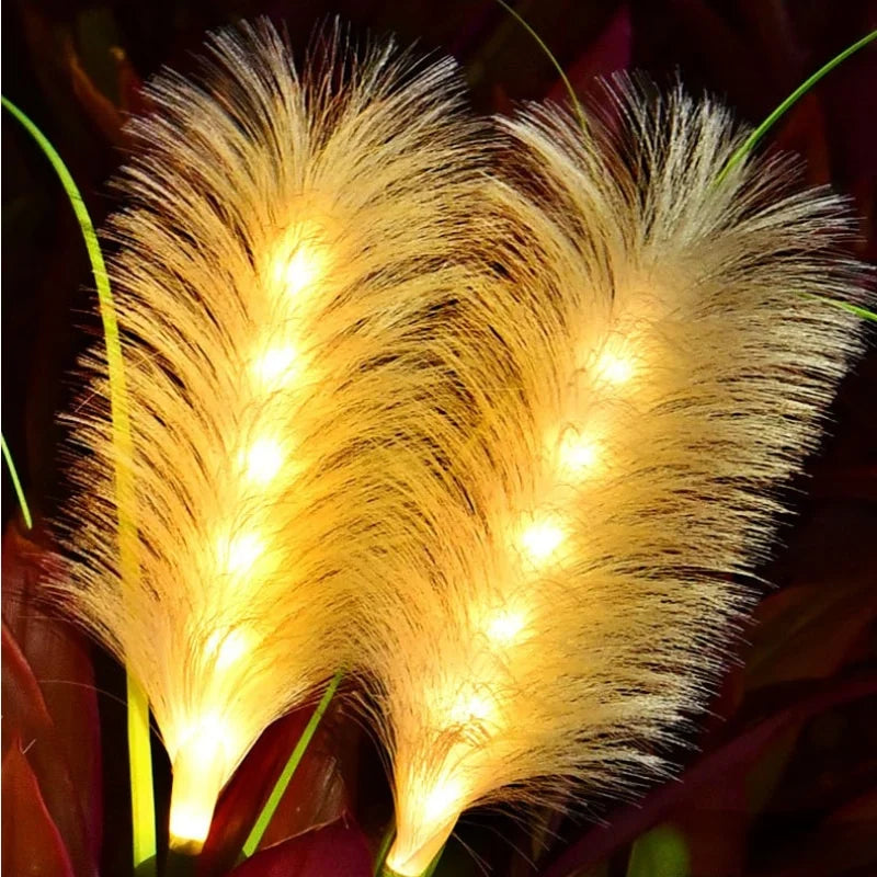 CALORA_ Decoratieve Solar Tuinverlichting met Rieten Ontwerp voor Buitenruimtes - 3 stuks