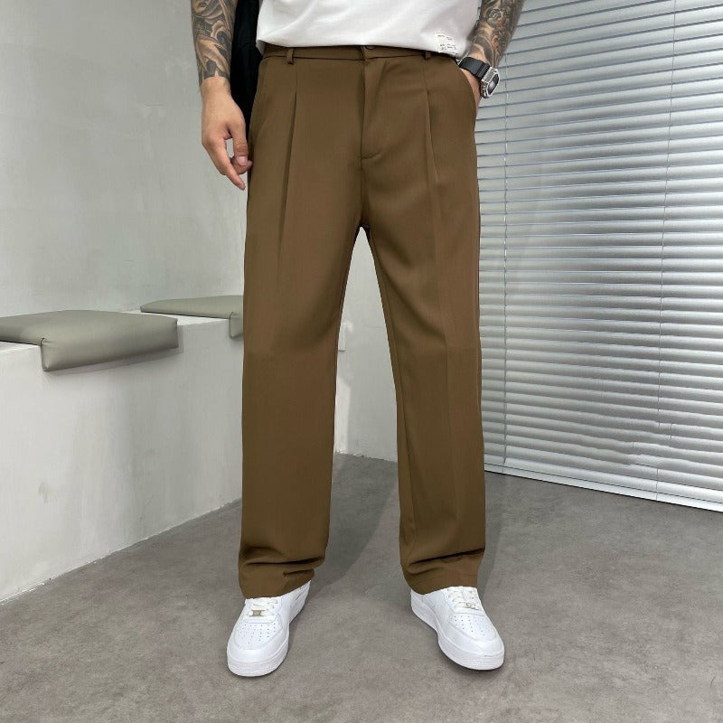 CALORA_ Stijlvolle Elegante Vrijetijdsbroek voor Heren met Comfortabele Pasvorm