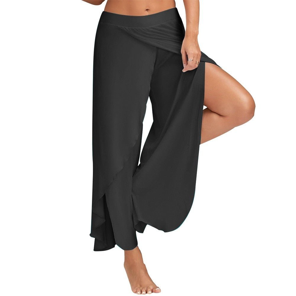 Beatrice | Hoge Yoga Broek - Zwart - #Calora#