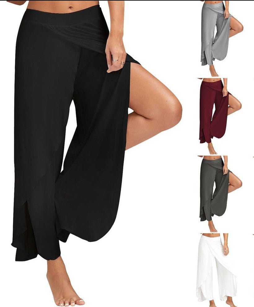 Beatrice | Hoge Yoga Broek - Zwart - #Calora#