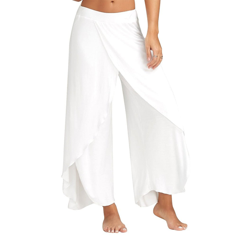 Beatrice | Hoge Yoga Broek - Wit - #Calora#