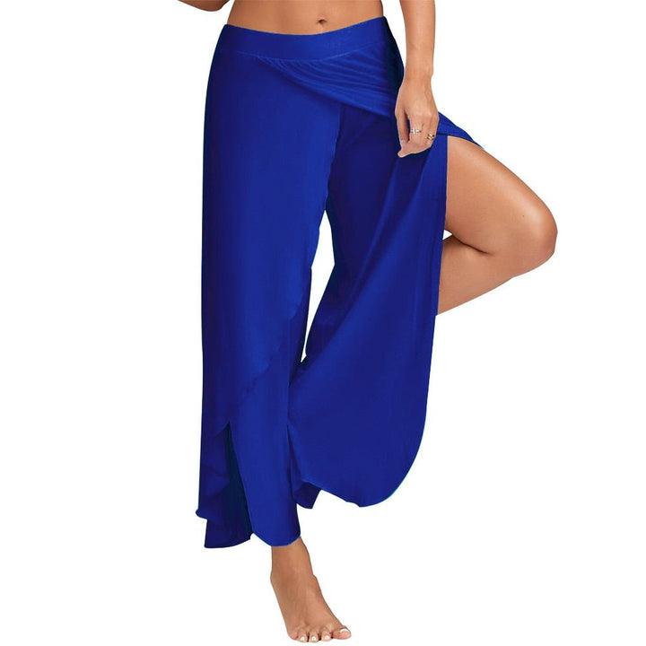 Beatrice | Hoge Yoga Broek - Marineblauw - #Calora#