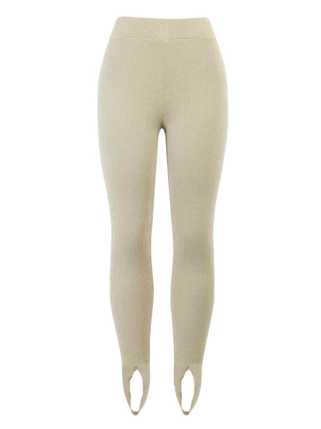 Marelle | Geribbelde Midden Taille Leggings