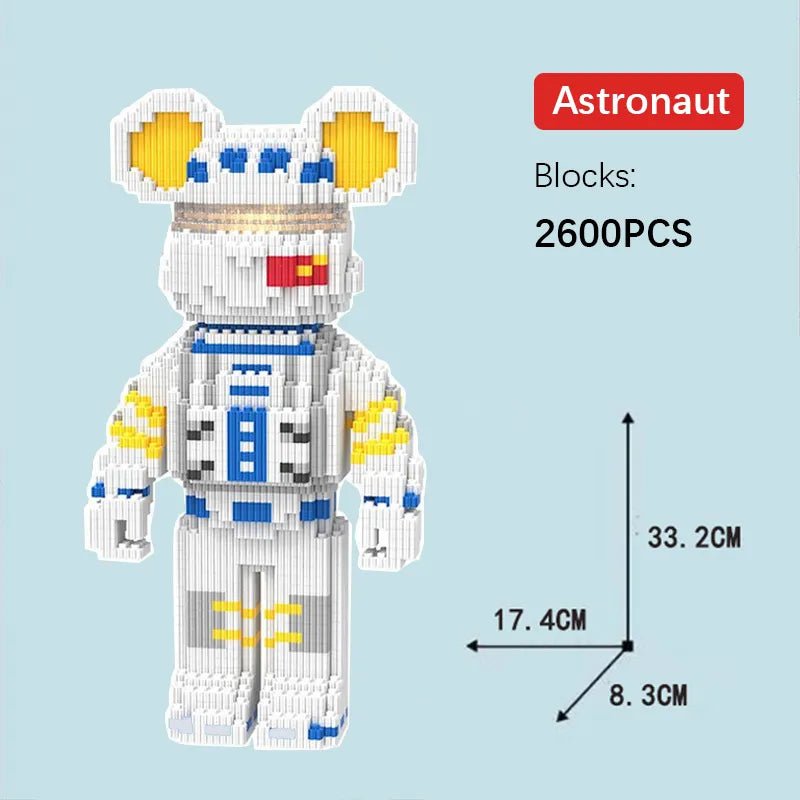 Blocks | Unieke Designer Pop - Wit Astronaut - #Calora#