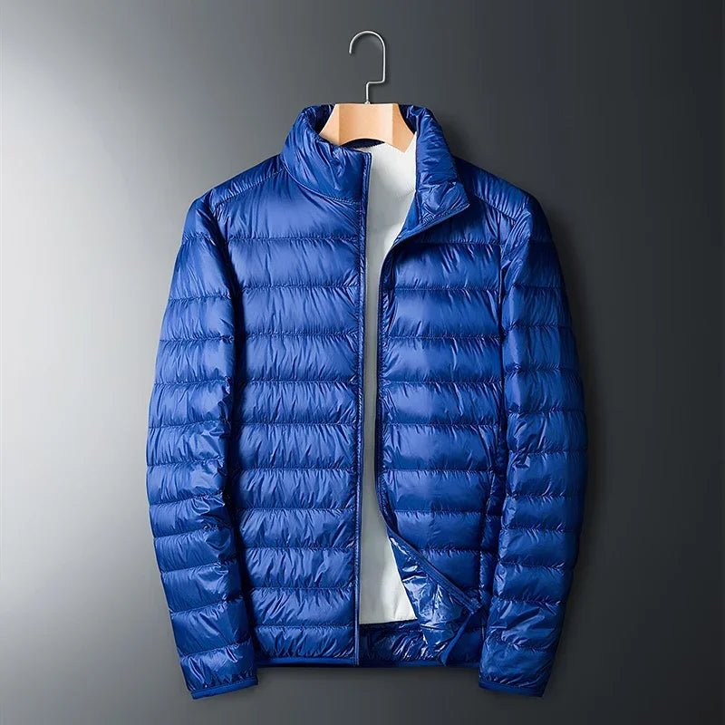 Brody | Lichte Outdoor Dons Jas - Blauw - #Calora#