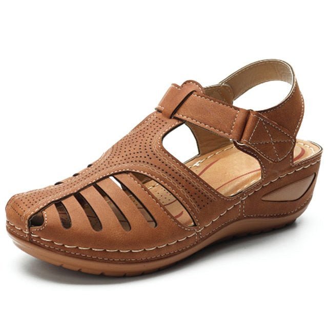 Celestra | Comfortabele Sandalen - Bruin - #Calora#