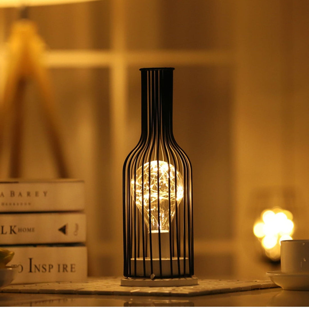 CALORA_ Artelune | Warme Sfeer Lamp in Wijnkaraf Set