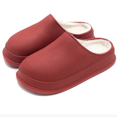 Coza | Warme Pantoffels - Esdoorn Rood - #Calora#