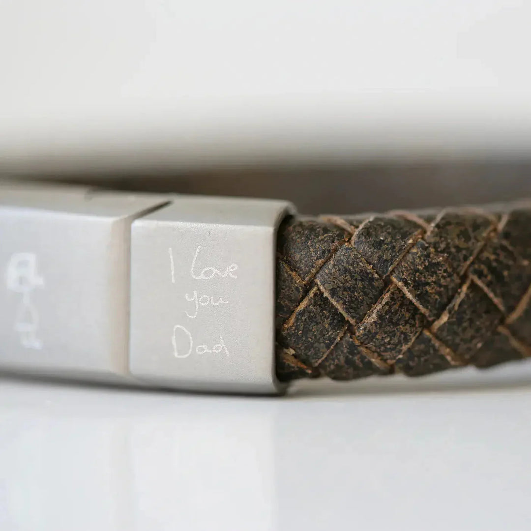 CALORA_ Antieke Stijl Rustieke Heren Armband