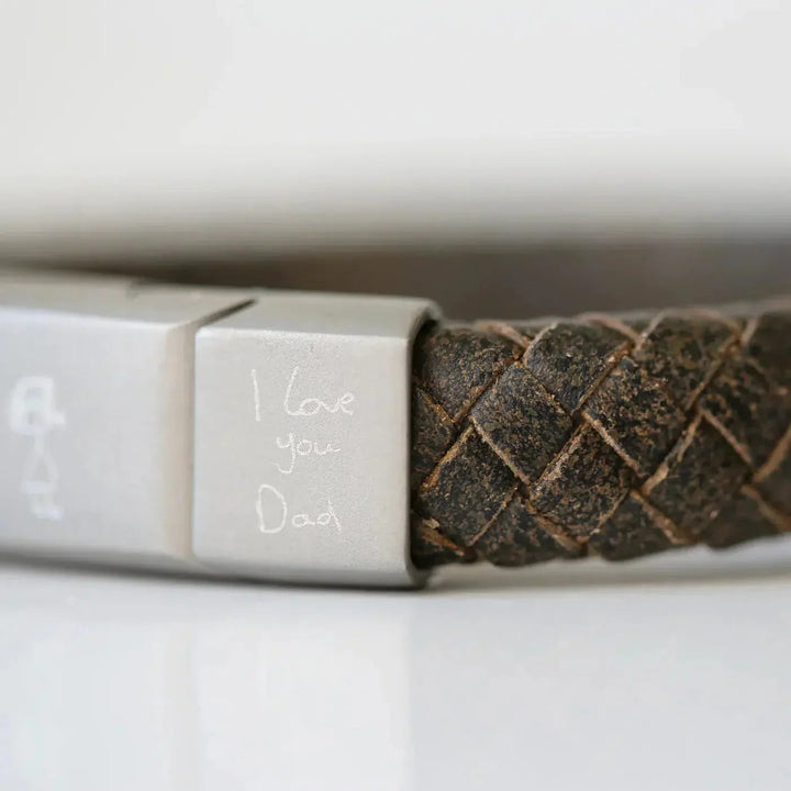 CALORA_ Antieke Stijl Rustieke Heren Armband