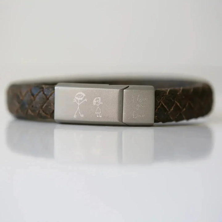CALORA_ Antieke Stijl Rustieke Heren Armband