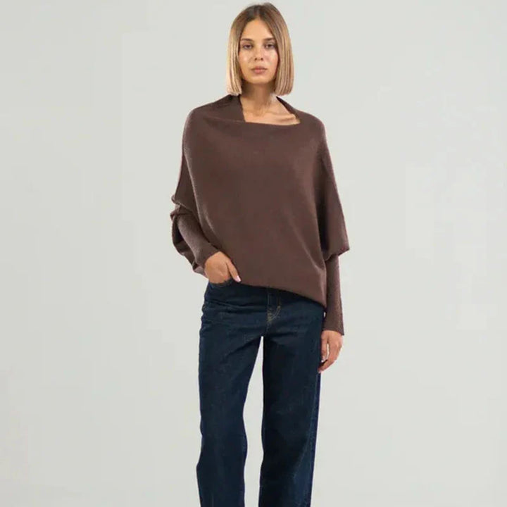 Saint Luré | Luxe trui Sweater met open hals