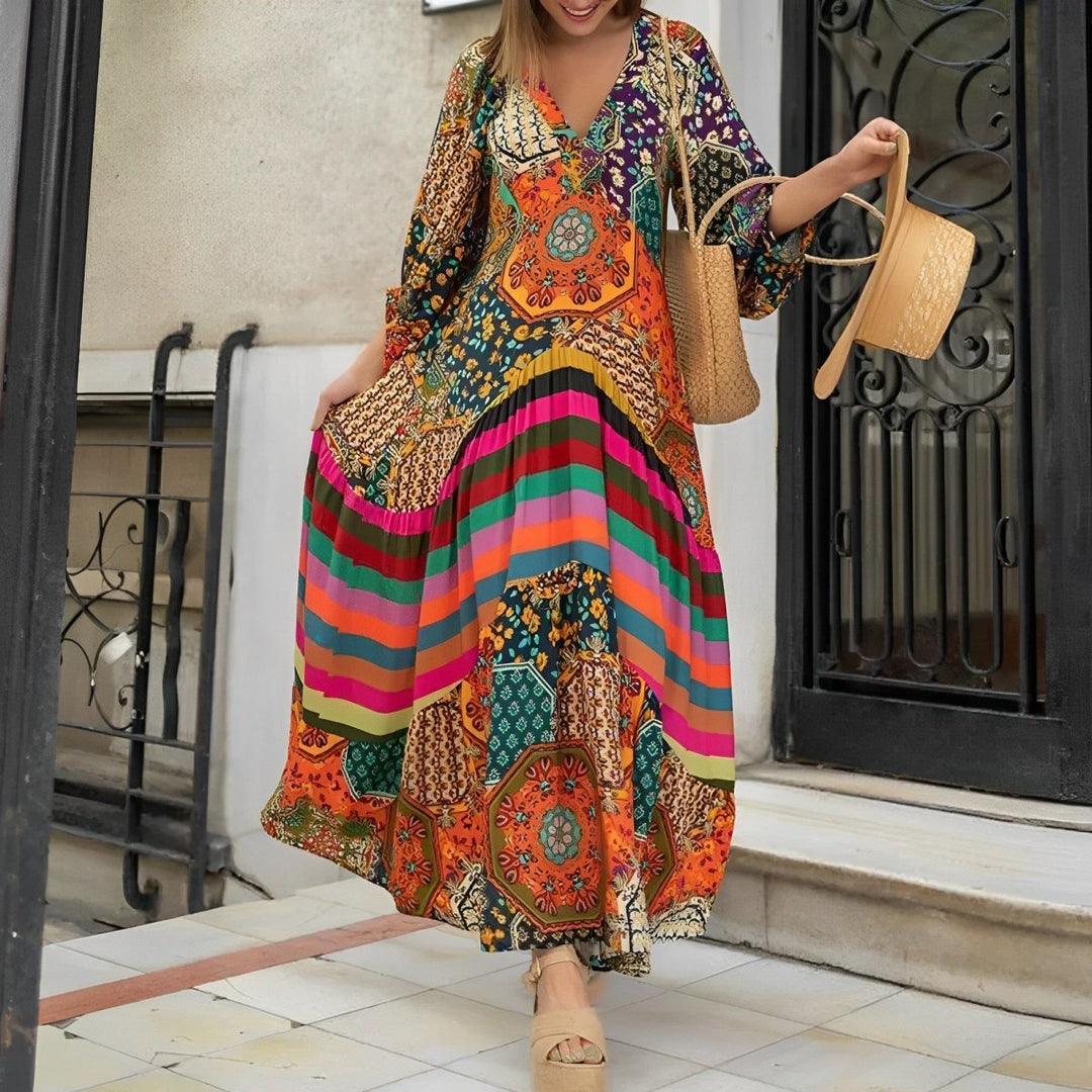 Daria | Bohemian elegante Jurk - Boho Ibiza jurk - S - #Calora#