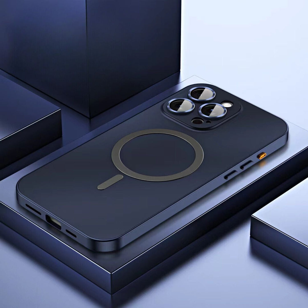 CALORA_ MagnoShield | Magnetische Metalen Hoes voor iPhone