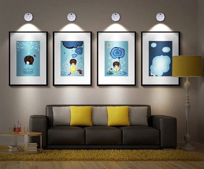 CALORA_ Draadloze sfeervolle lamp en spotlight - 2 stuks