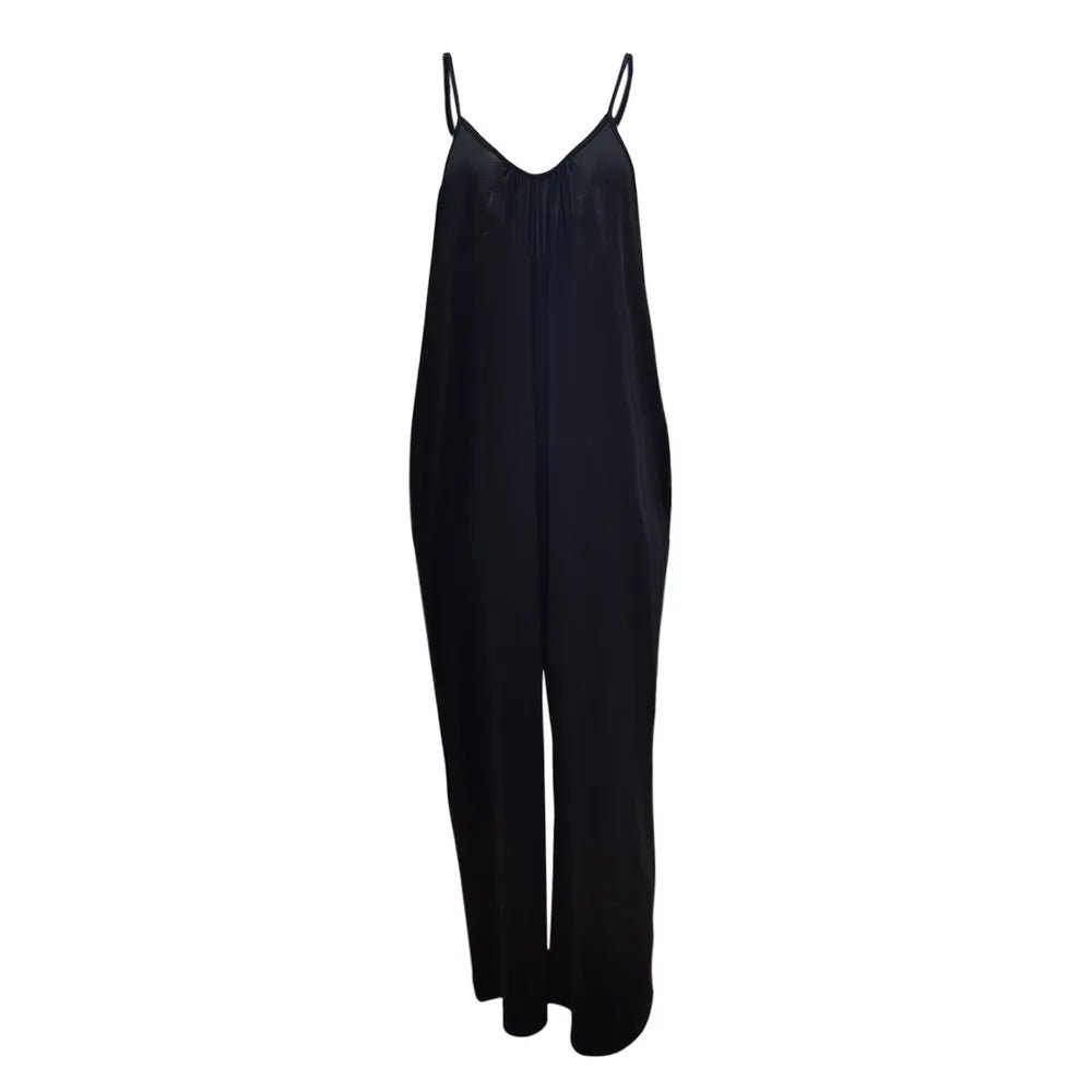 Diane | Casual Losse Maxi Jumpsuit - Groen - #Calora#