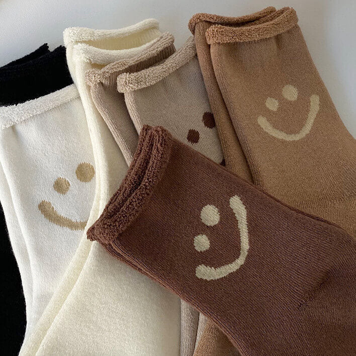 CALORA_ Happy Face Sokkenpakket met Vrolijke Gezichtjes voor Elke Outfit