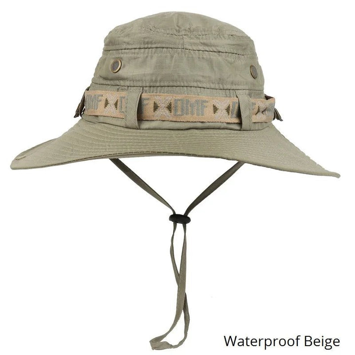 DMF - Karper | Zomer UV Safari Visser Hoed - Beige - #Calora#