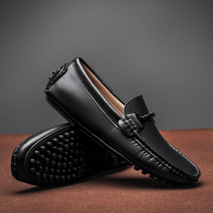 Piero | Stijlvolle Loafers met Metalen Gesp