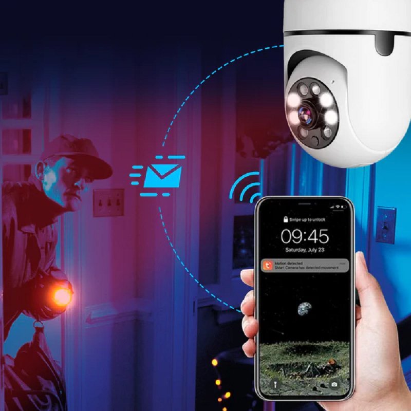 Draadloze Wifi Camera Lamp - #Calora#