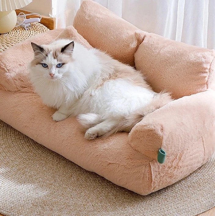 DreamPaws | Comfortabel huisdieren Bed - katten mand - Roze - #Calora#