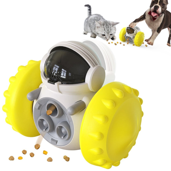 Duke | Interactieve Honden Speel Roller - Geel - #Calora#