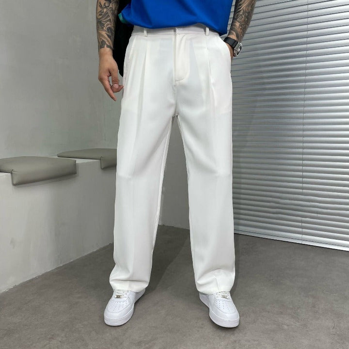 CALORA_ Stijlvolle Elegante Vrijetijdsbroek voor Heren met Comfortabele Pasvorm