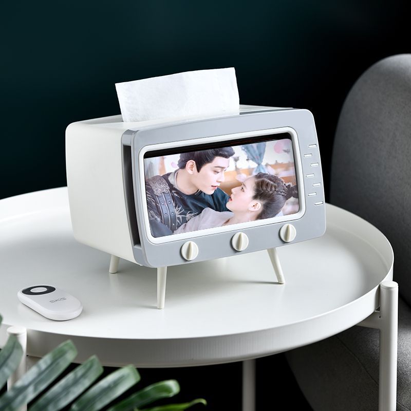 DecoArty | Designer TV Tissue Box - Voor mobiel TV kijken