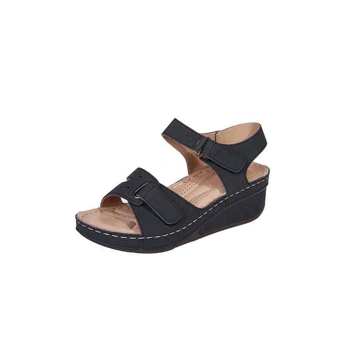 Eclaire | Comfortabele Sandalen - Zwart - #Calora#