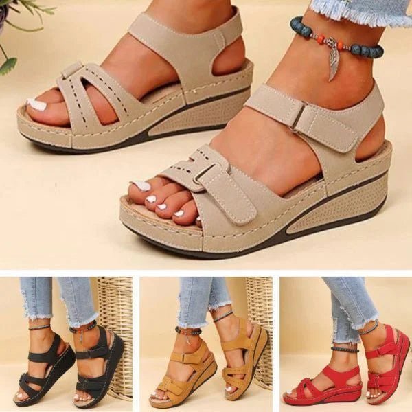 Eclaire | Comfortabele Sandalen - Zwart - #Calora#