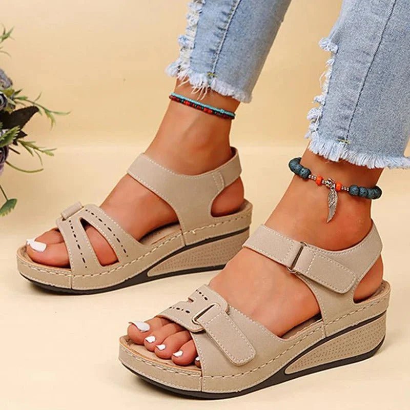 Eclaire | Comfortabele Sandalen - Zwart - #Calora#