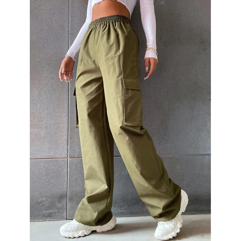 Elara | Dames Cargo Broek - Dames cargo broek - Groen - #Calora#