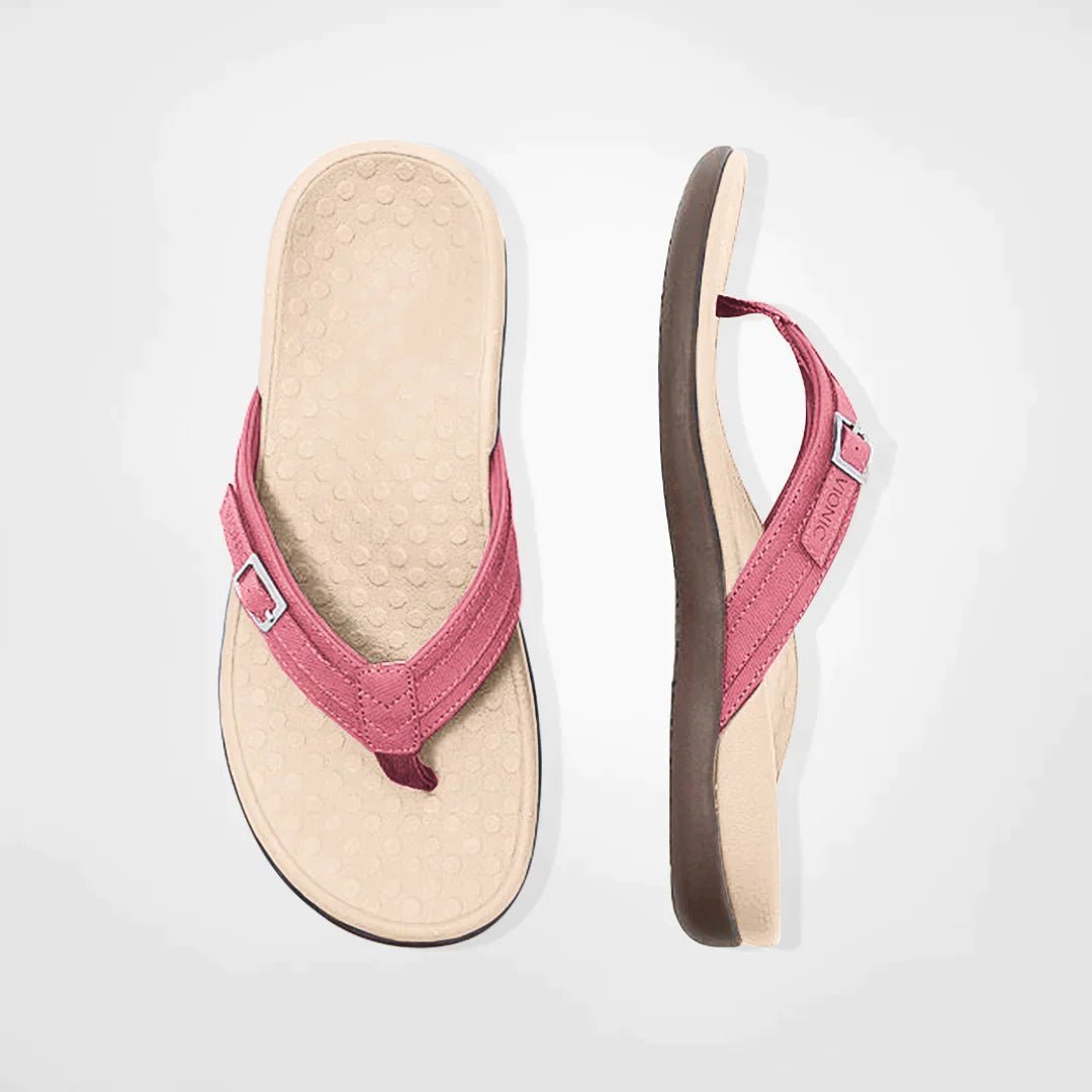 Elaria | Stijlvolle Slippers - Roze - #Calora#