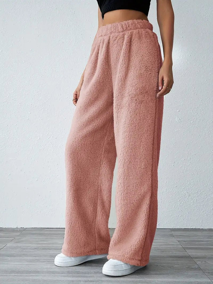 Eliska | Comfy Teddy Joggingbroek - Grijs - #Calora#