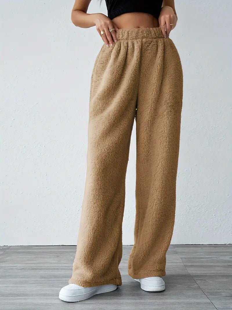 Eliska | Comfy Teddy Joggingbroek - Grijs - #Calora#