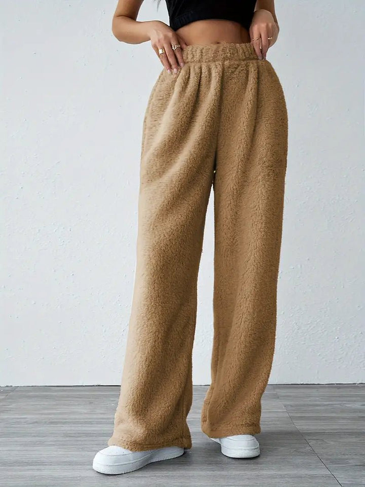 Eliska | Comfy Teddy Joggingbroek - Grijs - #Calora#