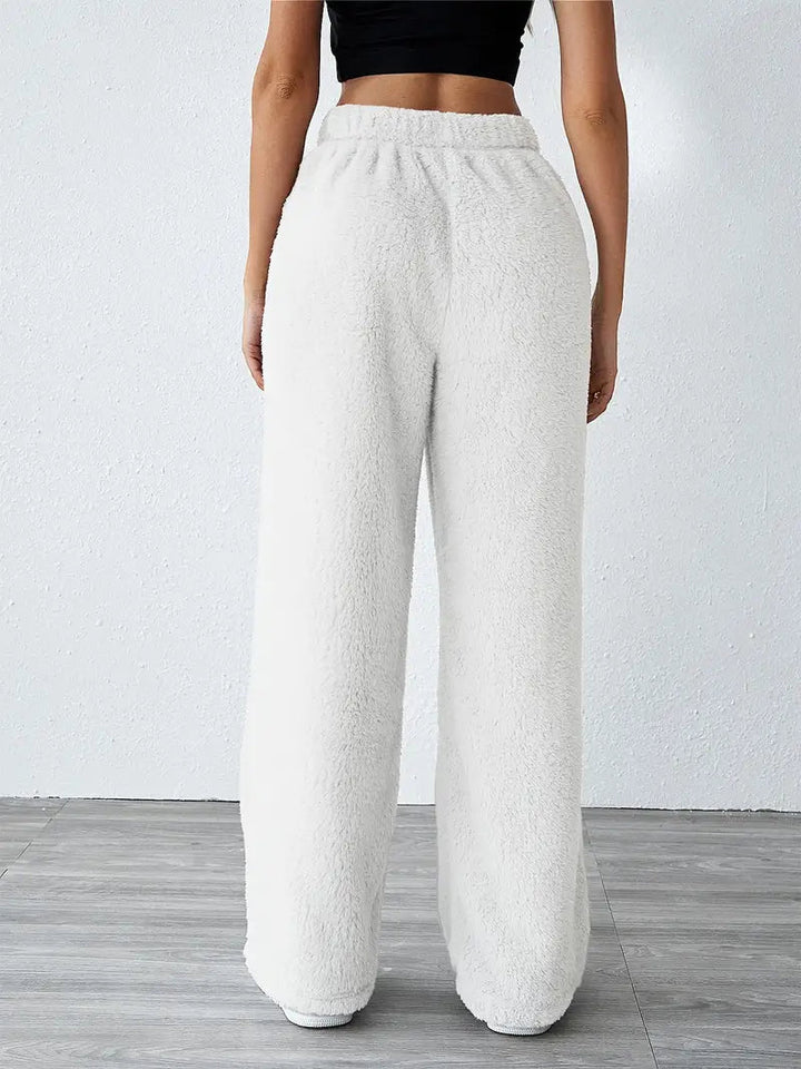 Eliska | Comfy Teddy Joggingbroek - Grijs - #Calora#