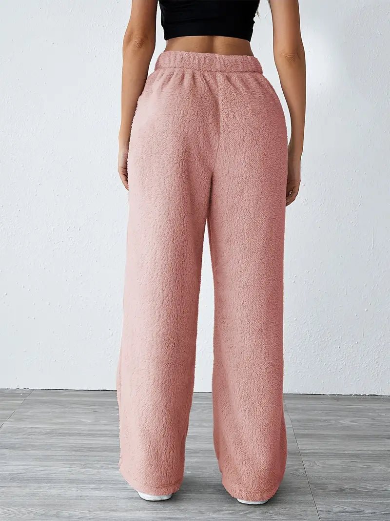 Eliska | Comfy Teddy Joggingbroek - Grijs - #Calora#