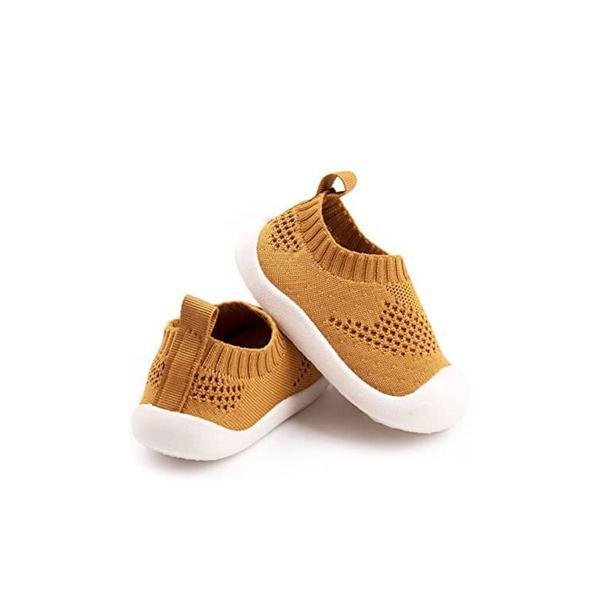 Elysia | Flexibele Anti - Slip Baby Schoenen - Geel - #Calora#