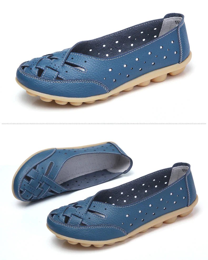 Enara | Ademende Schoenen - Blauw - #Calora#