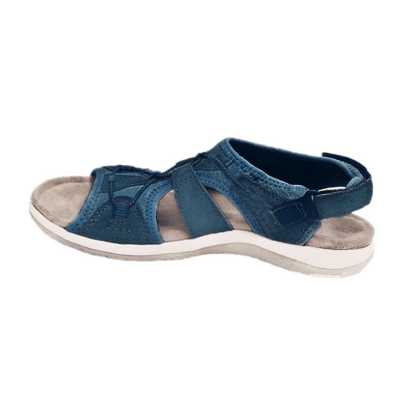 Enchantia | Ronde Open Teen Sandalen - Donkergroen - #Calora#