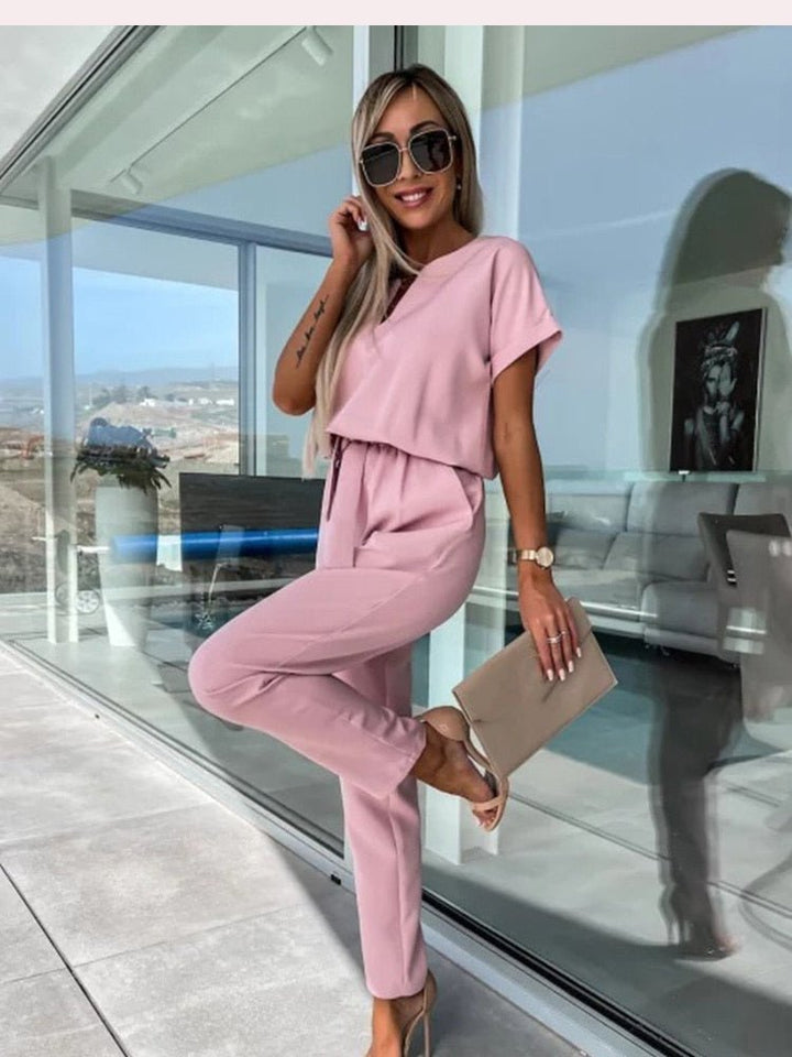 Evandra | Jumpsuit - Zwart - #Calora#