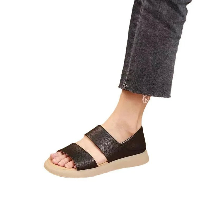 Fiona | Premium Casual Dames Sandalen - Dames sandalen - Zwart - #Calora#