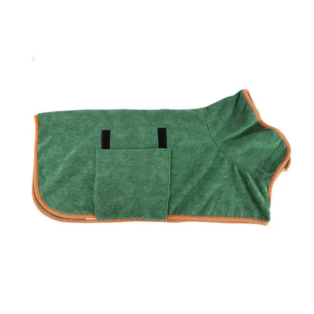 Fluffyheaven | Warme Honden Badjas - kleding voor honden - Groen - #Calora#