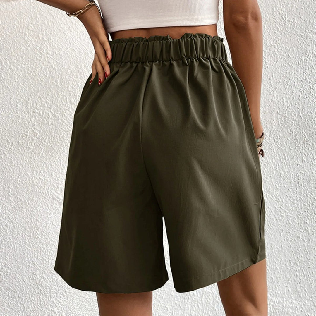 Freya | Elegante Dames Short - Groen - #Calora#